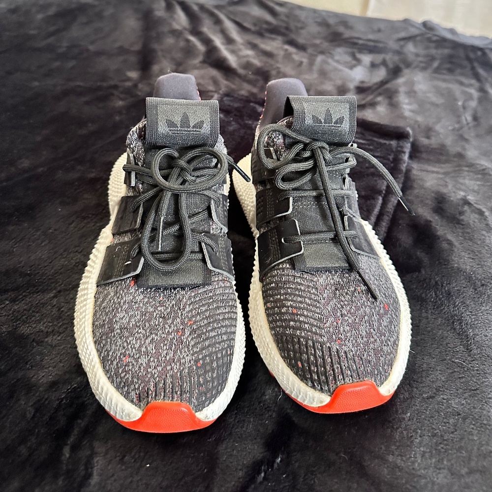 Adidas Originals Prophere Black/Solar Red White AC8509 Women's US size 5.5 Shoes - Picture 2 of 12